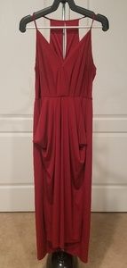 BCBG 3/4 length red dress